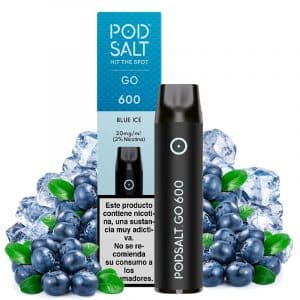 Vape desechable Blue Ice 600puffs de Pod Salt Go