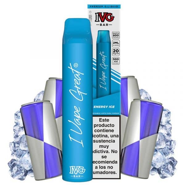 Vape desechable Energy Ice 800 puffs - IVG Bar Plus