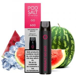 Vape desechable Watermelon Breeze 600 puffs de Pod Salt Go